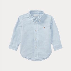 Ralph Lauren Baby Classic Light Blue Button-Down Shirt/ 24 Months
